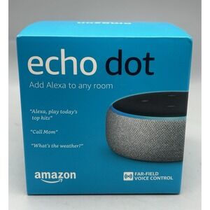 Amazon Echo Dot (3rd Generation) Smart Speaker - Gray - Sealed